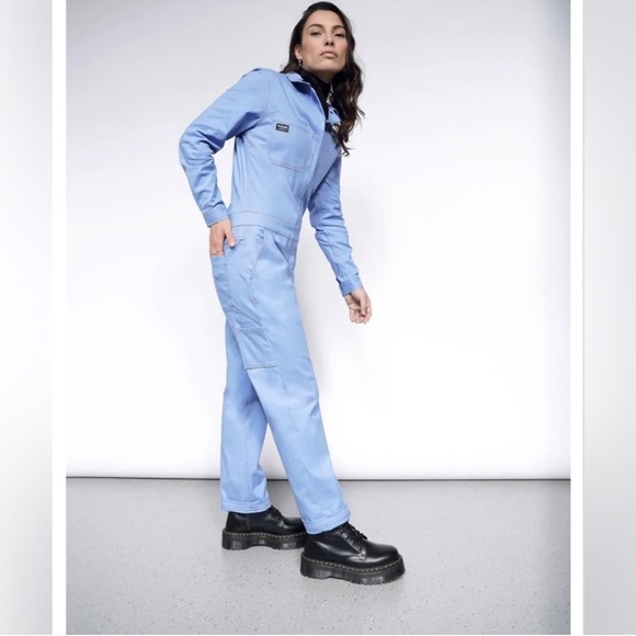 Wildfang Pants - Wildfang Light Blue Utility Jumpsuit